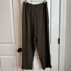 Citron Santa Monica 100% Silk Jacquard Pants L